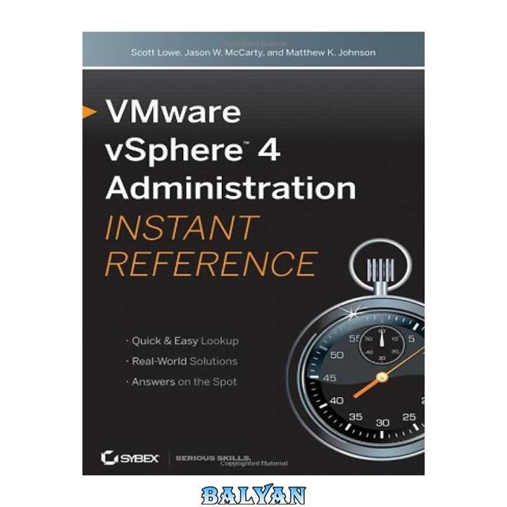 دانلود کتاب VMware vSphere 4 Administration Instant Reference